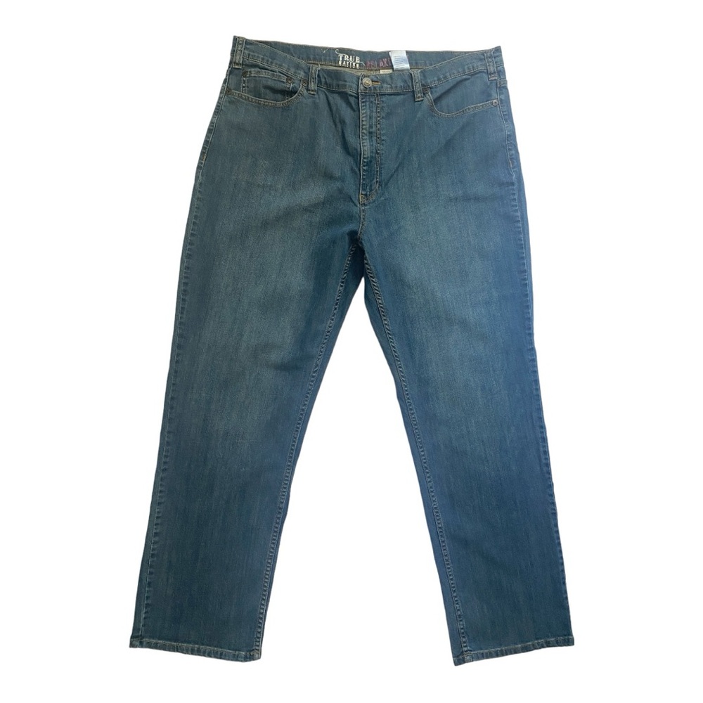 True Nation Plus Size Relaxed Fit Men’s Blue Jeans 46x34‎